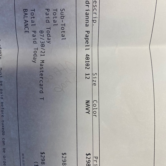 Adrianna Pappel floor length formal dress - Picture 7 of 7